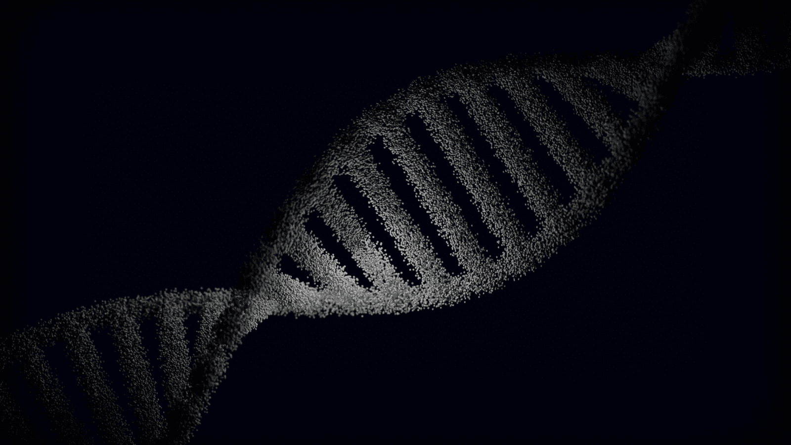 abstract visual representation of dna helix