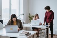 people working together at the office